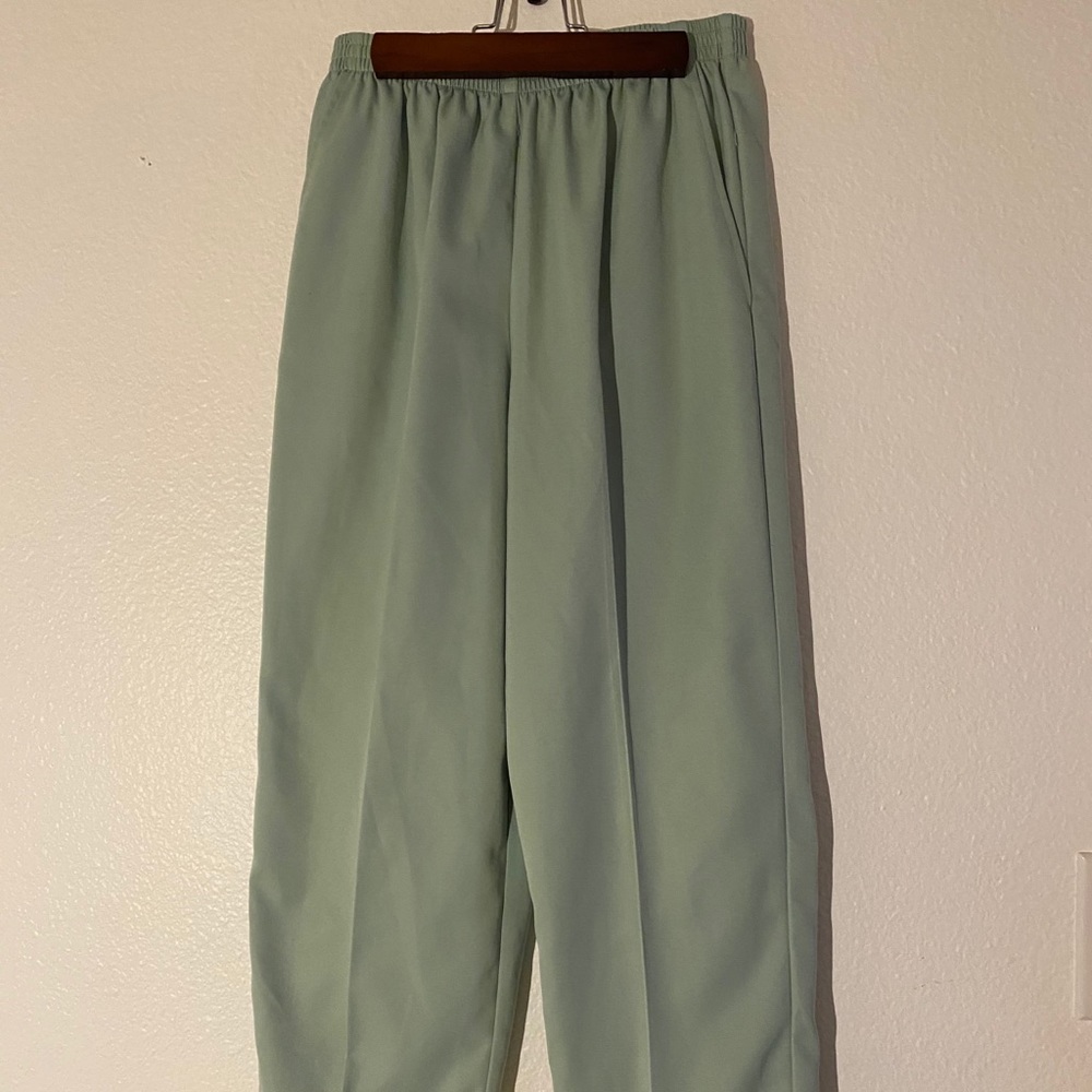 sea foam green scrub pants